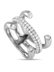 LB EXCLUSIVE 18K  GOLD 1.40CT DIAMOND RING