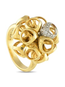 DI MODOLO ICONA 18K  GOLD DIAMOND RING