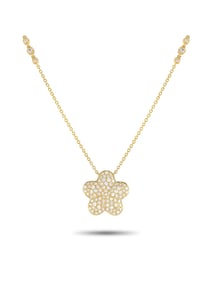 LB EXCLUSIVE 18K  GOLD 1.25CT DIAMOND NECKLACE