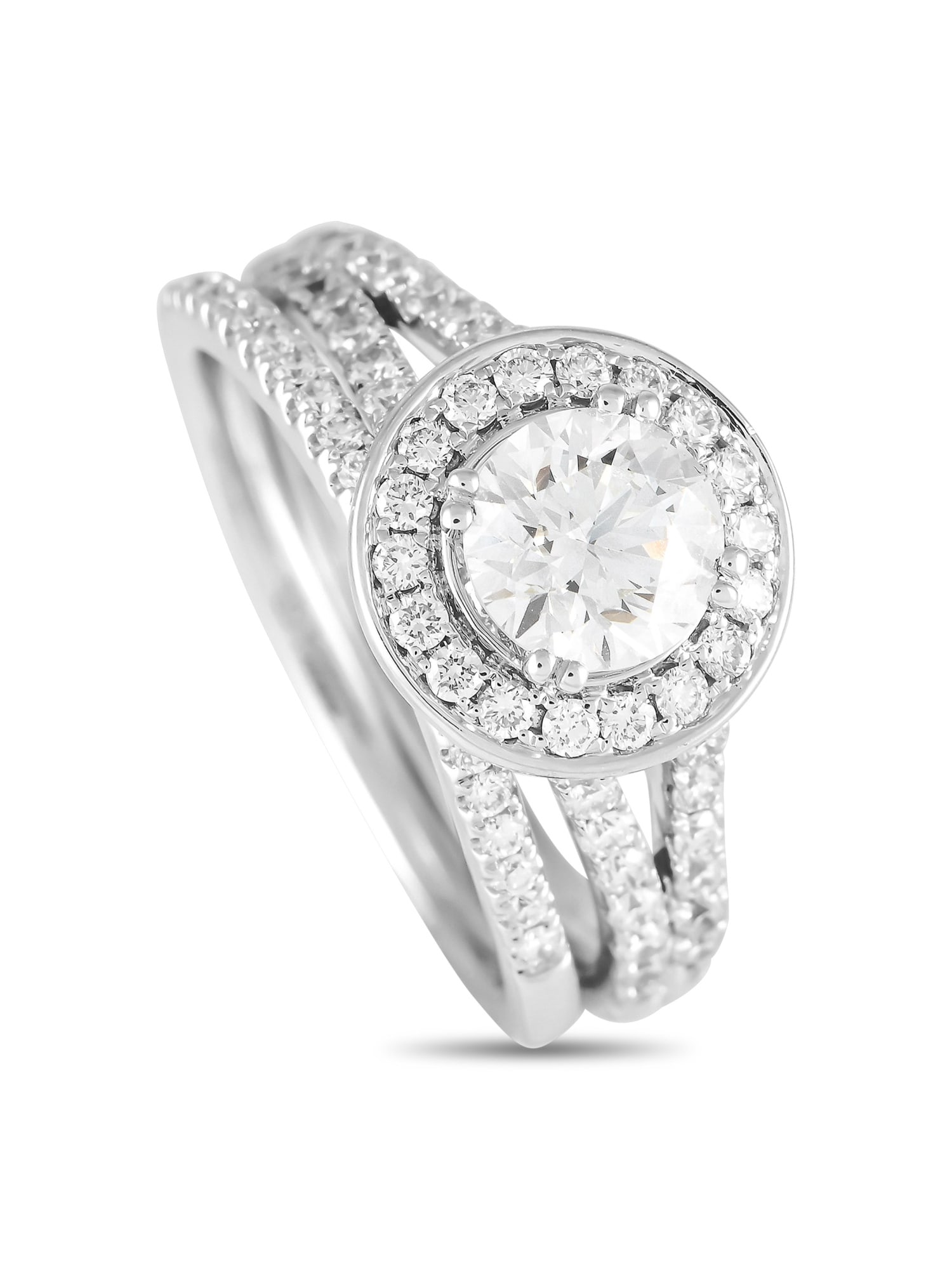 LB EXCLUSIVE 14K  GOLD 1.75CT LAB GROWN DIAMOND RING (1 of 5)