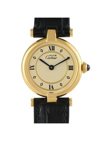 CARTIER MUST DE CARTIER VENDME CREAM DIAL VERMEIL WATCH