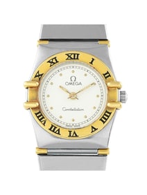 OMEGA CONSTELLATION  DIAL TWO TONE LADIES WATCH