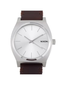 NIXON TIME TELLER PACK 37MM STAINLESS STEEL SILVER WATCH