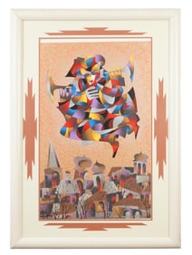 ANATOLE KRASNYANSKY UKRAINIAN ARTIST PROOF SERIGRAPH