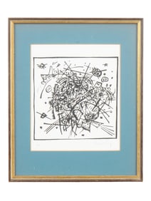 LTD LITHOGRAPH AFTER WASSILY KANDINSKY SIGNED