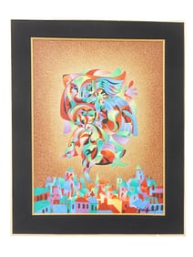 SERIGRAPH THE CITYS JOY BY ANATOLE KRASNYANSKY 376/495