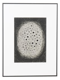 YAYOI KUSAMA  JAPANESE SCREENPRINT VISIONARY LIGHT 1995
