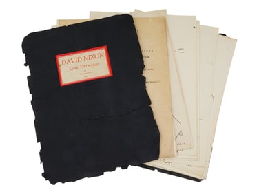 DAVID SINCLAIR NIXON LINE DRAWINGS EDITION BOOKLET 1943