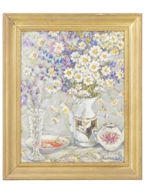 UKRANIAN PAINTING BY YULIY SHAPOVAL DAISIES OF UKRAINE