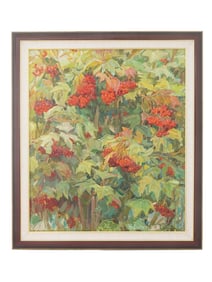 NINA VOLKOVA UKRAINIAN SOVIET ERA OIL PAINTING 1980