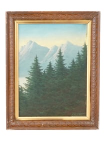 AMERICAN LANDSCAPE OIL PAINTING BY LORENZ GRIFFITH