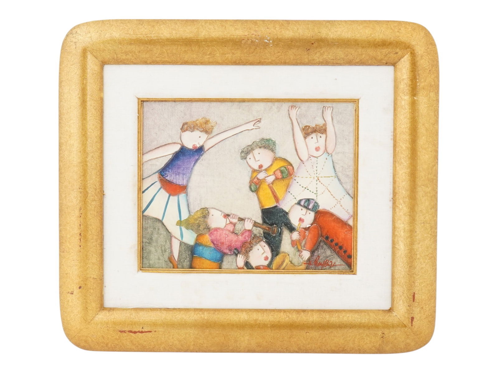 ENGLISH OIL PAINTING ON CANVAS BY JOYCE ROYBAL (1 of 4)