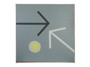 MODERNIST AMERICAN OIL PAINTING BY DANIEL CONTENT