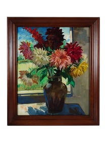 RUSSIAN STILL LIFE PAINTING SIGNED G. LAPCHIN