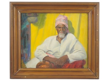 ANTIQUE EUROPEAN SCHOOL OIL PORTRAIT PAINTING