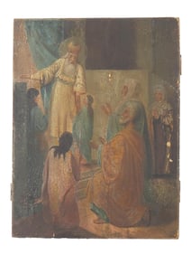 ENTRY OF MOST HOLY THEOTOKOS INTO THE TEMPLE ICON