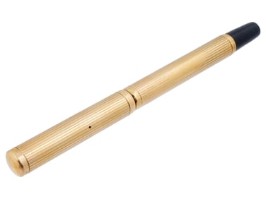 AMERICAN 9K GOLD PLATED WATERMAN IDEAL FOUNTAIN PEN