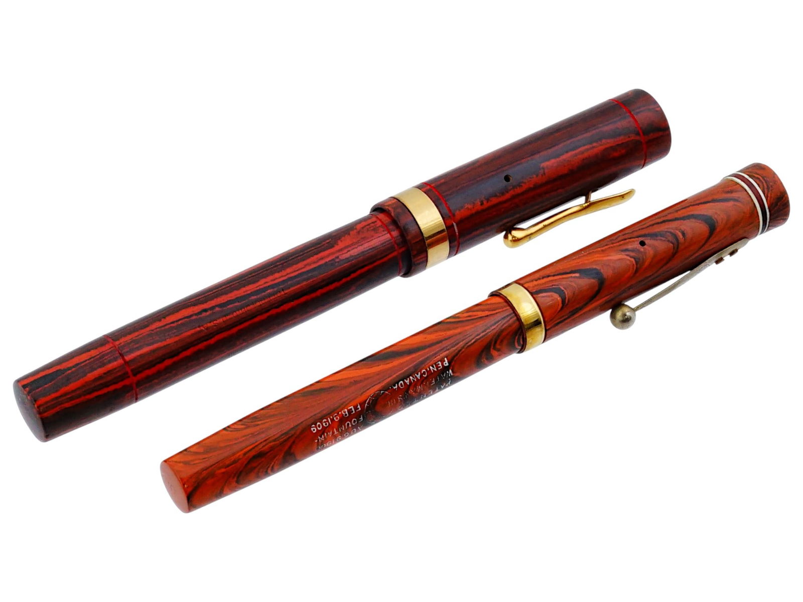 VINTAGE LEVER FILLER FOUNTAIN PENS BY WATERMAN (1 of 8)