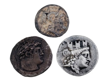 ANTIQUE GRAND TOUR BYZANTINE EMPIRE SILVER COINS