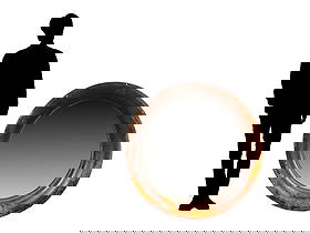 LARGE ROUND SHAPED METAL SHIPS PORTHOLE MIRROR: A large round shaped metal ships porthole mirror. Presented in a metal frame. Unmarked. Vintage and Mid century Nautical Mirrors, Marine Wares, and Collectibles. THIS LOT IS ELIGIBLE FOR A 30-