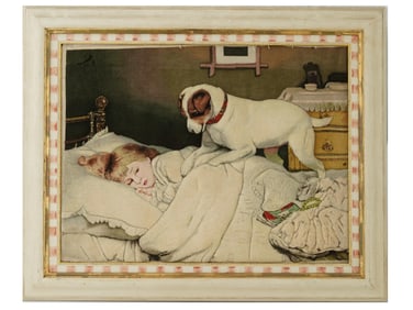 HAND WOVEN WOOL CARPET AFTER CHARLES BURTON BARBER