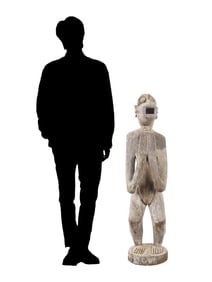 WEST AFRICAN BAULE MONKEY FIGURE FROM IVORY COAST