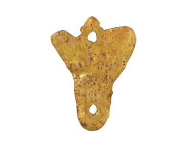 ANCIENT EGYPTIAN GOLD PLAQUE BEE PENDANT 700 TO 200 BC