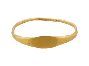 ANCIENT ROMAN GOLD RING 100 TO 300 AD