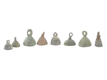GROUP OF ANCIENT ROMAN EMPIRE BRONZE BELLS