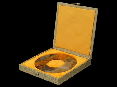 ANCIENT CHINESE SHANG ZHOU PERIOD JADE RING ARTIFACT