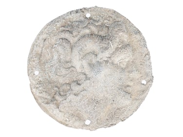 300 TO 200 BC ANCIENT ALEXANDER GREEK SILVER PLAQUE