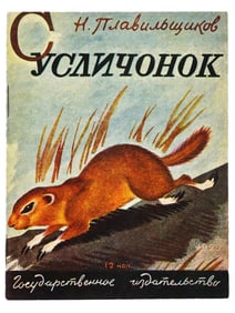 VINTAGE SOVIET RUSSIAN BOOK SUSLICHONOK PLAVILSHCHIKOV