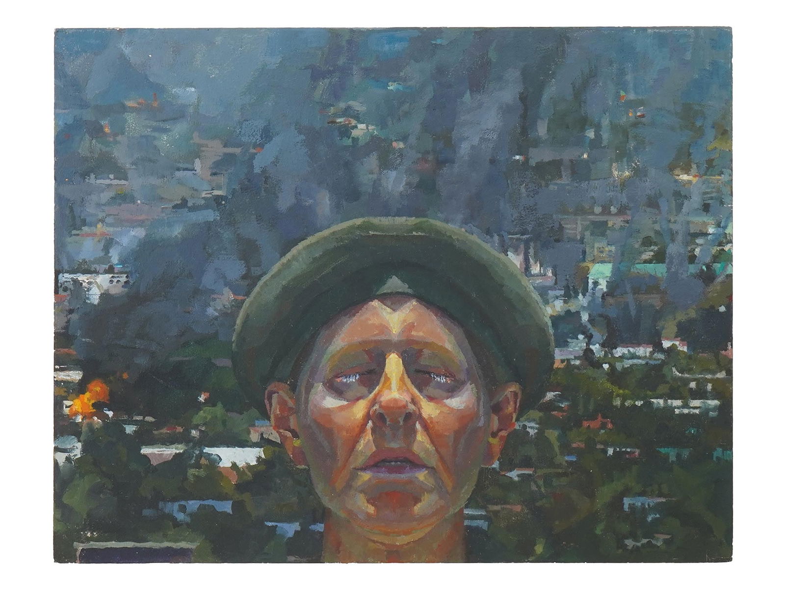 SUSANNA COFFEY AMERICAN MALE PORTRAIT OIL PAINTING (1 of 5)