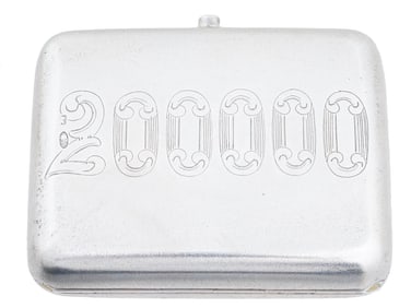 RUSSIAN ENGRAVED SILVER WOMENS WALLET