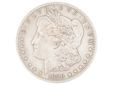 ANTIQUE 1890 AMERICAN CARSON CITY MORGAN SILVER DOLLAR