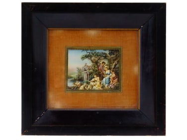ROCOCO MINIATURE PAINTING AFTER FARNCOIS BOUCHER