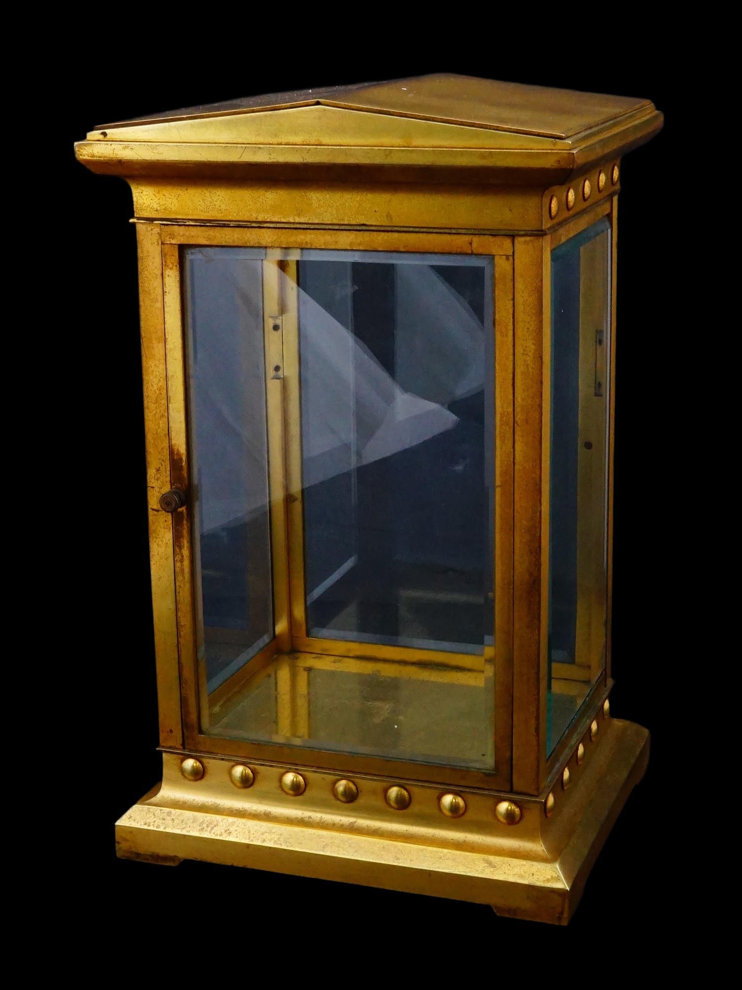 FRENCH ART DECO MANNER GILT BRONZE CABINET DISPLAY (1 of 9)
