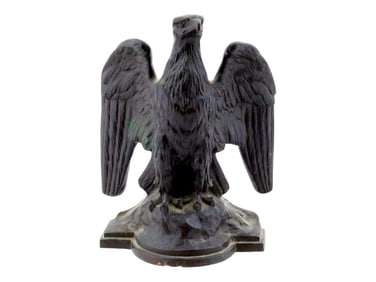 ANTIQUE VINTAGE BRONZE BIRD EAGLE STATUE BOOKEND