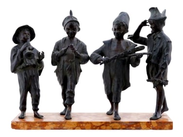 AFTER FRANCESCO DE MATTEIS ITALIAN BRONZE SCULPTURE