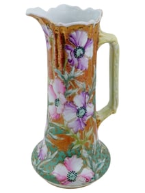 JAPANESE NIPPON HAND PAINTED PORCELAIN JAR VASE