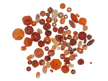 COLLECTION OF ANCIENT EGYPTIAN CARNELIAN BEADS