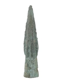 ANCIENT EGYPTIAN LATE PERIOD BRONZE SPEARHEAD