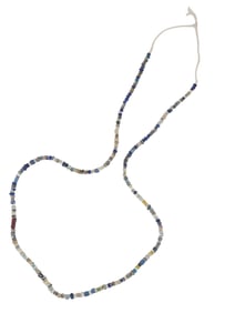 ANCIENT ROMAN NECKLACE MULTICOLORED GLASS BEADS
