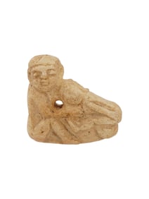 ANCIENT EGYPTIAN LATE PERIOD STEATITE EROTIC PENDANT