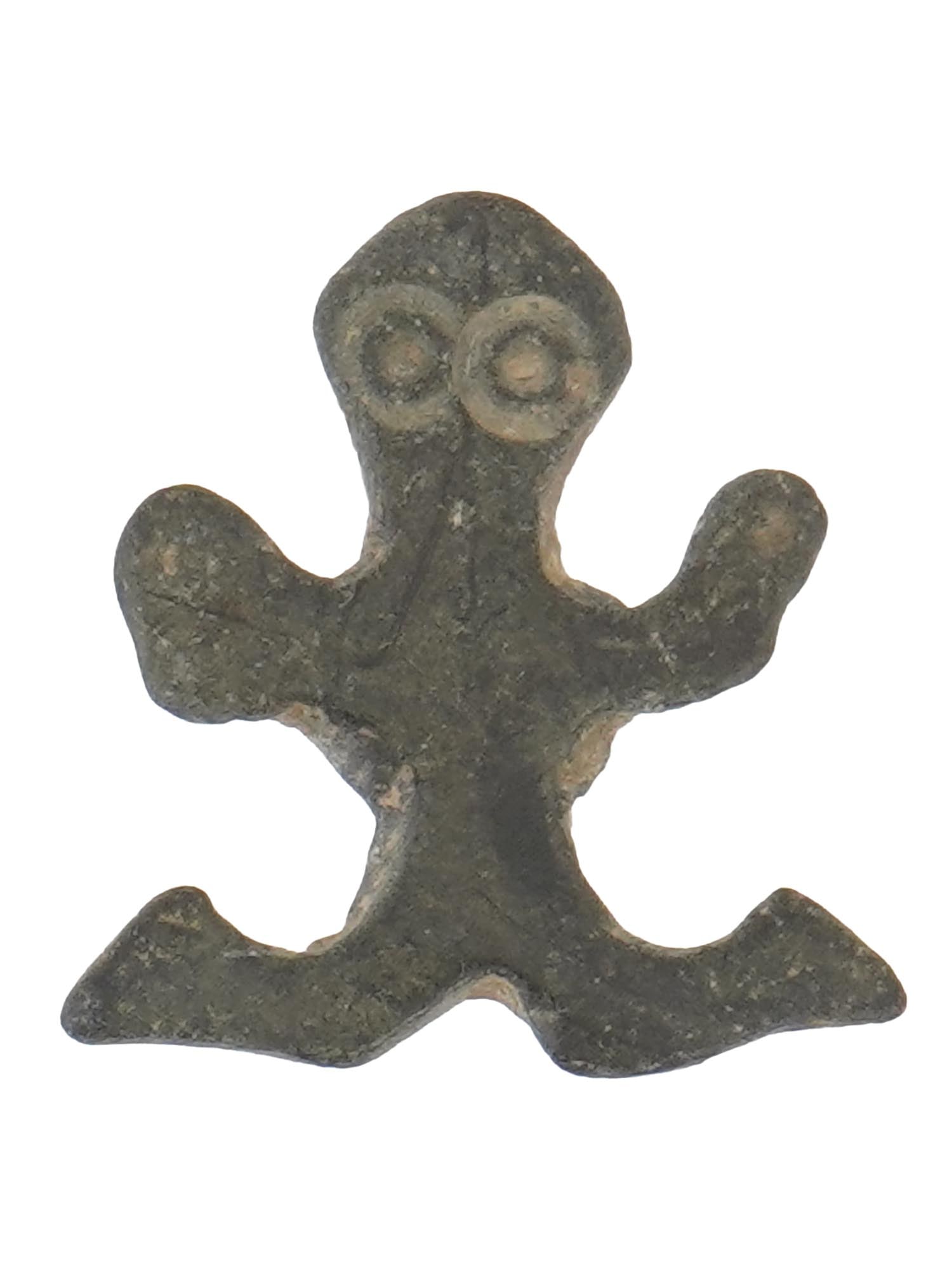 ANCIENT EGYPTIAN LATE PERIOD BRONZE FROG AMULET PENDANT (1 of 4)