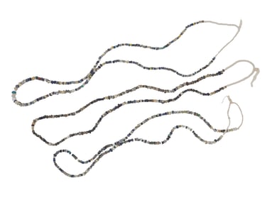 ANCIENT ROMAN GLASS BEAD NECKLACES CA 100 TO 300 AD