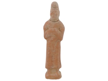 ANCIENT CHINESE HAN DYNASTY TERRACOTTA CLAY STATUE