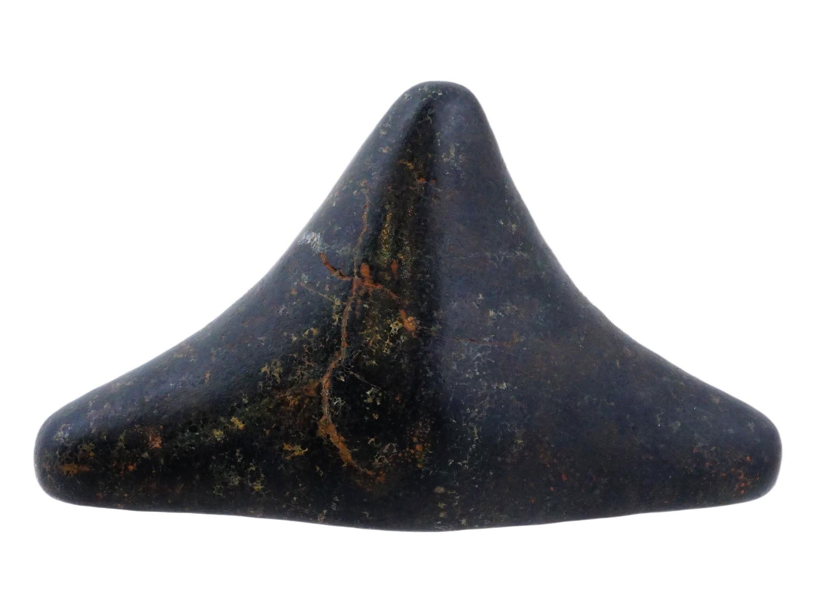 ANCIENT PRE COLUMBIAN TAINO HARD STONE TRIGONOLITO (1 of 7)