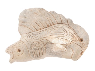 ANCIENT ARAWAK TAINO CARVED STONE REPTILIAN IDOL