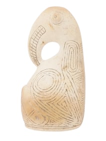 ANCIENT TAINO ARAWAK CARVED BIRDMAN FIGURE PESTLE